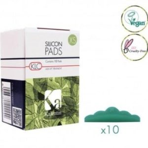 Vegan - Pads Vegan em silicone verdes 5 pares - L