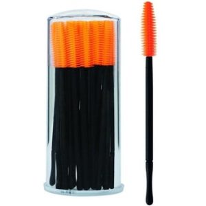 Escova laranja em silicone 25pcs