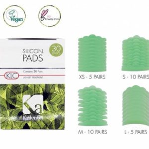 Vegan - Pads Vegan em silicone verdes 30 pares - XS-S-M-L